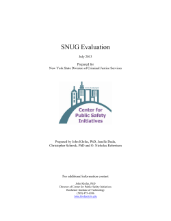 Five site evaluation of SNUG: A violence reduction program based on Chicago Ceasefire