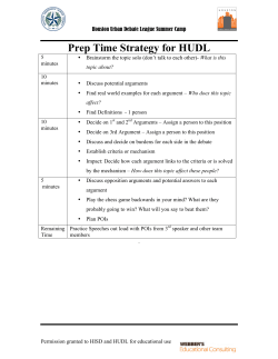 HUDL Prep Time Strategy