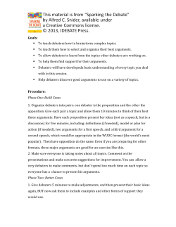 Case Writing Lesson Plan/Activity