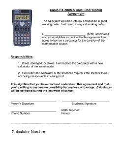 Casio FX-300MS Calculator