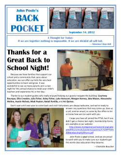 BackPocket September 14, 2012