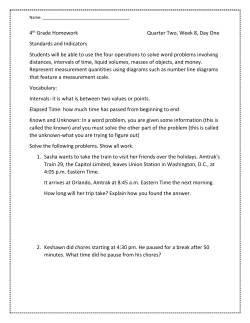 4th - 2nd Quarter Week 8 Math Homework