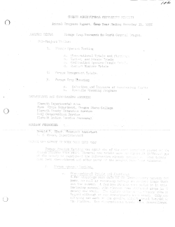 Forage Crop Research in South Central Oregon, 1955