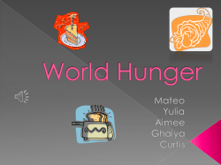 World Hunger PDF