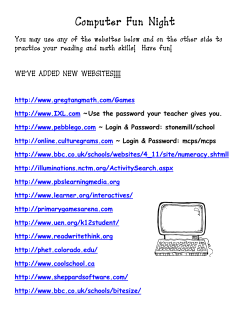 Computer Fun Websites