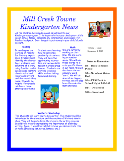 Grade K Sept 2015
