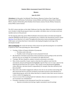 June 20, 2013 Retreat