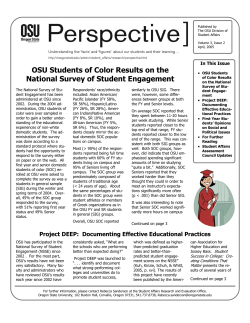 OSU Perspective Newsletter - Volume 3 (2)