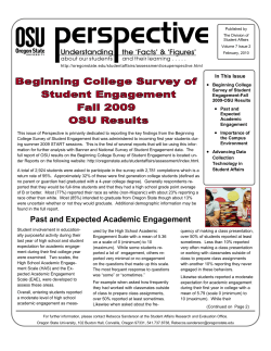 OSU Perspective Newsletter - Volume 7 (2)