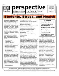 OSU Perspective Newsletter - Volume 7(3)