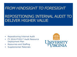 Audit Plan Presentation