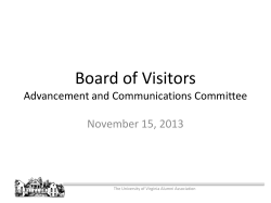 Alumni Association Presentation