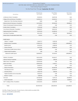 Quarter 1 - FY 2014 - BOV A C Report