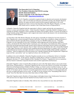 The Honorable Eric D. Fingerhut