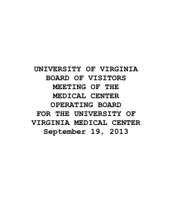 Medical Center Operating Board