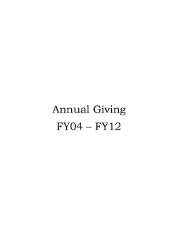 Annual Giving