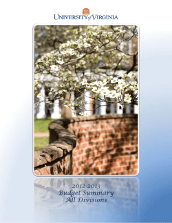 2012-13 Budget Summary