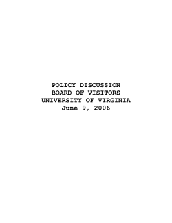 Policy Discussion