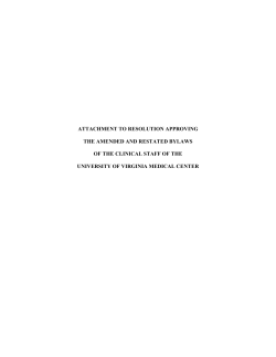 Attachment (Clinical Staff Bylaws)