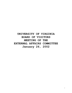 External Affairs