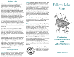 Fellows Lake - Fish Attactors and Lake Contours