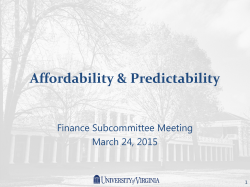 Affordable Excellence Presentation