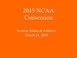 NCAA Presentation