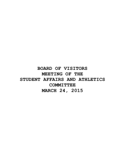 Student Affairs Athletics Committee