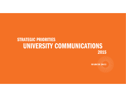 Chief Communications Officer Presentation