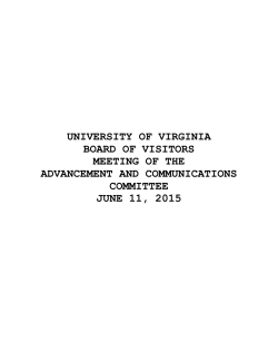 Advancement Communications Committee