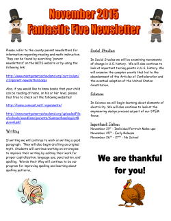 Gr 5 News Nov 2015