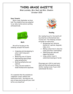 Grade 3 Oct 2015