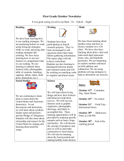 Grade 1 October 2015