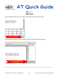 Adding Notes (142K pdf)