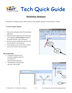 Graphic Organizers (222K pdf)
