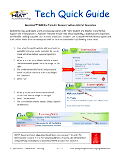 Student Login Procedures (264K pdf)