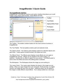 Image Blender Overview (751K pdf)