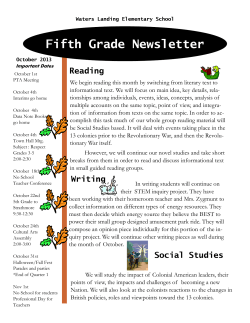 October 2013 Newsletter