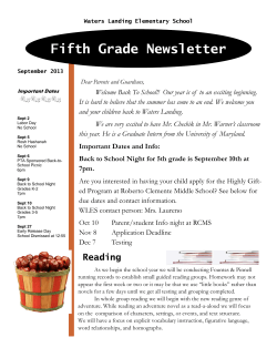 September 2013 Newsletter