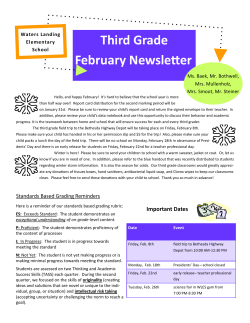 Grade 3 News