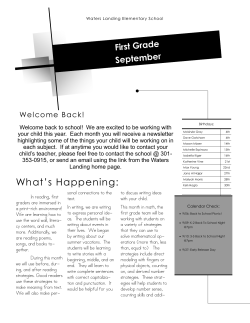 September 2013 Newsletter