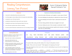 Reading- Literary