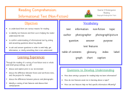 Reading- Informational&nbsp;