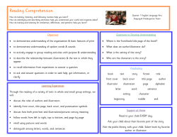 Reading Comprehension&nbsp;