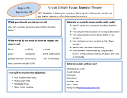Number Theory 