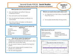 Quarter 4 Social Studies