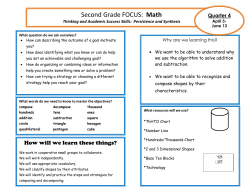 Quarter 4 Math&nbsp;