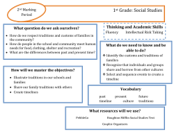 2nd Quarter Social Studies