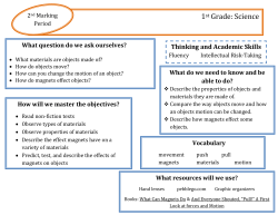 2nd Quarter Science&nbsp;