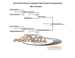 Men s Final Tournament Bracket